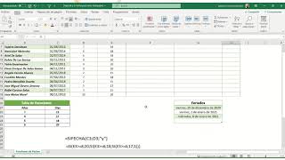 Plantilla de vacaciones para recursos Humanos Práctica Sobre Días y Fechas en Excel [upl. by Anaerb999]