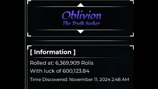 I obtained oblivion in sols rng no way1 [upl. by Nedac]