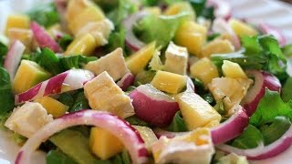 ENSALADA DE MANGO CON VINAGRETA DE MIEL [upl. by Akimihs]