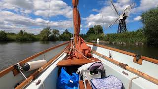 Drascombe Dabber on the Norfolk Broads [upl. by Nodnorb]