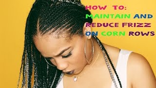 HOW TO Maintain Braids amp REDUCE FRIZZ  NnesCorner [upl. by Nosduj168]