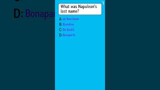 Do you know Napoleons last name [upl. by Porty]