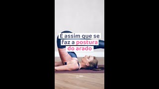 COMO FAZER A POSTURA DO ARADO  YOGA HALASANA  Zen App shorts [upl. by Alyehc]