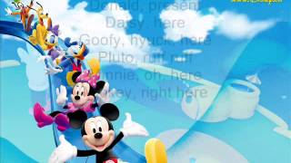 Mickey Mouse Clubhouse Theme Song Lyrics [upl. by Petit]