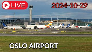 LIVE Oslo Gardemoen Airport Plane Spotting ENGMOSL 29102024 osloairport gardemoen [upl. by Rramahs688]