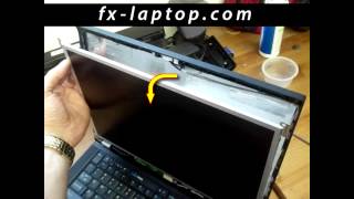 Screen replacement Lenovo ThinkPad T410 [upl. by Ahseki]