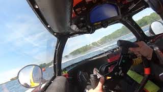 Throttled Stock Outboard Racing MahanRunne Motorsports H12 H350 at Long Sault ON [upl. by Glinys]