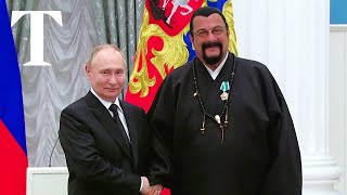 Steven Seagal says West responsible for Ukraine war [upl. by Edroi]