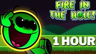 BURNING LANDSCAPES  FNF 1 HOUR SONG Perfect Loop Fire In The Hole BREEZY Lobotomy Geometry Dash [upl. by Nirik]