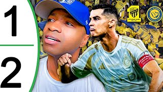 REACT TO Cristiano Ronaldo vs Benzema Goal  AlIttihad vs AlNassr 21 Highlights [upl. by Eener]