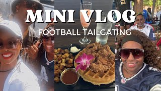 VLOGTOBER l Dallas Football 1st Time Tailgating 🤠Cowboys vs Saints 🏈 l Food and more [upl. by Siddon]