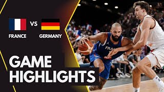 FRANCE VS GERMANY  Basketball Friendly Game  Full Highlights  July 82024 [upl. by Anesuza833]