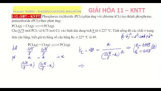 Phosphorus trichloride PCl3 phản ứng với chlorine Cl2 tạo thành phosphoruspentachloride PCl5 [upl. by Haimrej]