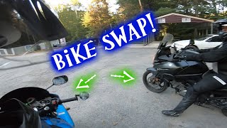 Suzuki Swap SV650  Vstrom 650 [upl. by Ettennat]