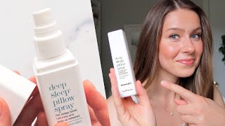 A Scent for Better Sleep thisworks Deep Sleep Pillow Spray Review [upl. by Dnartreb651]