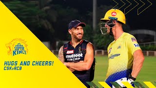 Faf meets up with the Chennai Super Family ahead of the CSK vs RCB clash [upl. by Alrick]