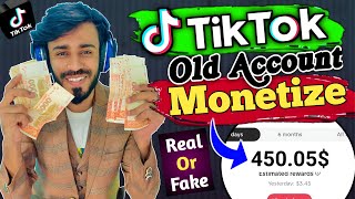 How to Monetize Tiktok Old Account in Pakistan  How to Earn money from Tiktok 2023 [upl. by Anauqahs]