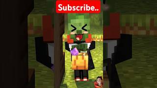 Poi Poi Poi Baby Zombie Trick or Treat On Halloween shorts minecraft memesanimation youtubesho [upl. by Tiloine925]