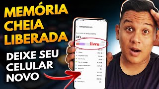 COMO Limpar MEMÓRIA do celular e deixar ele 10X mais RÁPIDO SIMPLES E FÁCIL [upl. by Elyr]