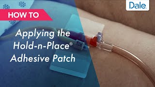 Dale HoldnPlace® Foley Catheter Tube Holder Adhesive Patch  How to apply [upl. by Peggie]