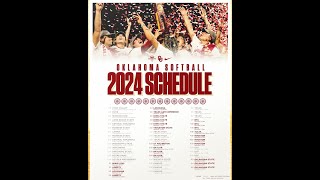 OU Softball Full schedule is released [upl. by Nysilla]