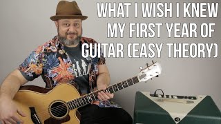 What I Wish I Knew My First Year Of Playing  Guitar Chord Theory [upl. by Eckel]