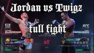 Craziest UFC 5 FightJordan vs Twigz FULL FIGHT WATCH NOW [upl. by Wenger]