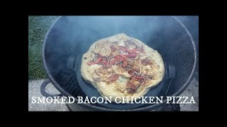 SMOKED BACON CHICKEN PIZZA – PIT BARREL COOKER PIZZA [upl. by Orian706]