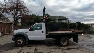 2005 FORD F450 XL SUPER DUTY FLATBED SIGN TRUCK 1029 [upl. by Yovonnda781]