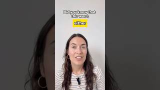 Either and neither  how do you pronounce them learnenglish [upl. by Ettezyl]