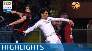 Genoa  Palermo  34  Highlights  Giornata 17  Serie A TIM 201617 [upl. by Hsitirb]