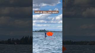 Spot this sports in Flathead lake Montana It was exciting watersounds travel fun loveit n [upl. by Yer]