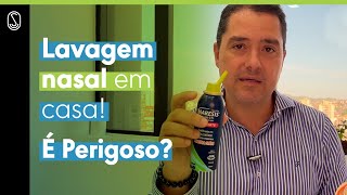 Como fazer lavagem nasal em casa  Otorrino Dr Sandro Ensina [upl. by Heda]