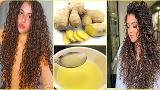 RETO PARA HACER CRECER EN 1 MES TU PELO RIZADO CON JENGIBRE Y ESTOS INGREDIENTES [upl. by Yanffit104]