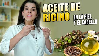 ACEITE DE RICINO para el cabello y la piel  Beneficios y modo de empleo del aceite de ricino [upl. by Nylisoj89]