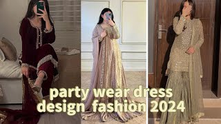 Top latest party wear dress  fashion 2024 designed and trendyy design  shortvideo viralvideeo [upl. by Linis695]