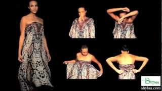 Kaftan Dress Instructions  How to Wear Kaftan Dresses  How To Style Kaftan Dress [upl. by Ilise]