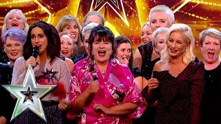 Inspiring cancer survivors choir Sea of Change get GOLDEN BUZZER  Irelands Got Talent [upl. by Barnes]