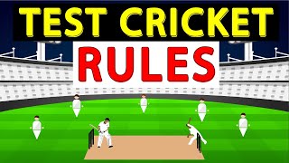 Rules of TEST CRICKET  How to Play Test Cricket  Test Cricket Rules and Regulations [upl. by Nitnert]