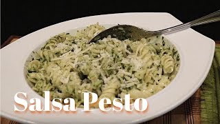 PASTA AL PESTO  Como hacer Pesto [upl. by Cristine]