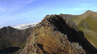 Crib Goch Full length All 3 pinnacles 1080P HD [upl. by Zaller]