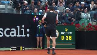 Murray Rips Backhand Hot Shot Rome 2016 [upl. by Er]