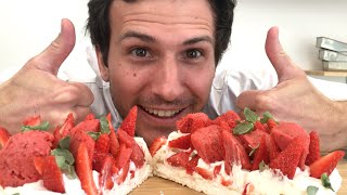 Le Pavlova aux fraises une recette givrée [upl. by Neiv548]