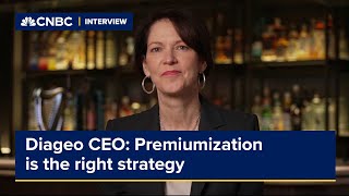 Diageo CEO Premiumization is the right strategy [upl. by Furtek]