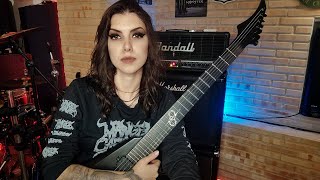 CRYPTA  I Resign Guitar Playthrough by Tainá Bergamaschi  Napalm Records [upl. by Assir945]