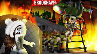 ALLARME BROOKHAVEN GUERRA SALVATAGGIO PLAYER IN PERICOLO SU ROBLOX [upl. by Florin]