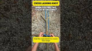 How to Tie a Lashing Knot StepByStep Guide knotskills shorts howto [upl. by Junji]