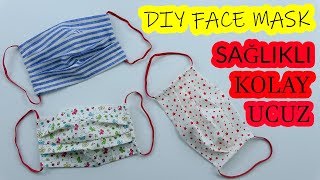 KENDİ MASKENİ KENDİN YAP TEDBİR ALALIM Maske Yapımı  DIY Face Mask [upl. by Harold]