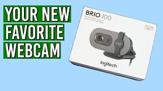 Logitech Brio 100 Webcam  Unboxing amp Review [upl. by Pejsach]