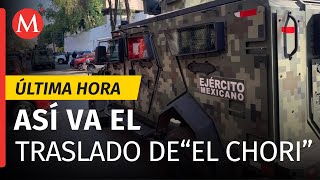 El Chori líder de La Unión Tepito es trasladado al Reclusorio Norte [upl. by Anaiv]